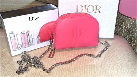 free dior gift with purchase|free Dior pouch with purchase.